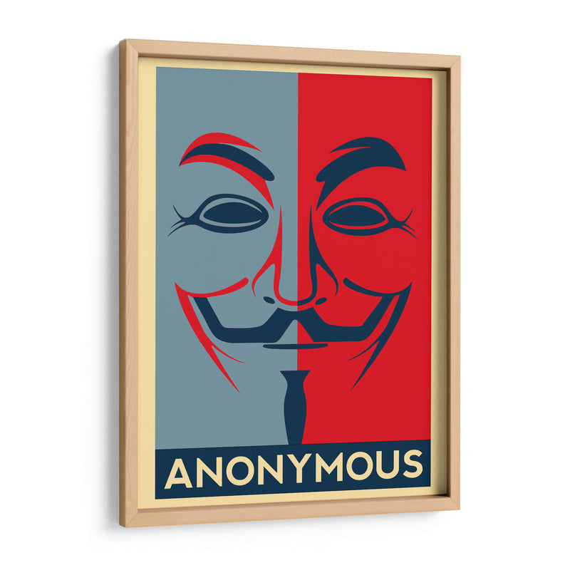 Anonymous Hacker - Roge I. Luis | Cuadro decorativo de Canvas Lab