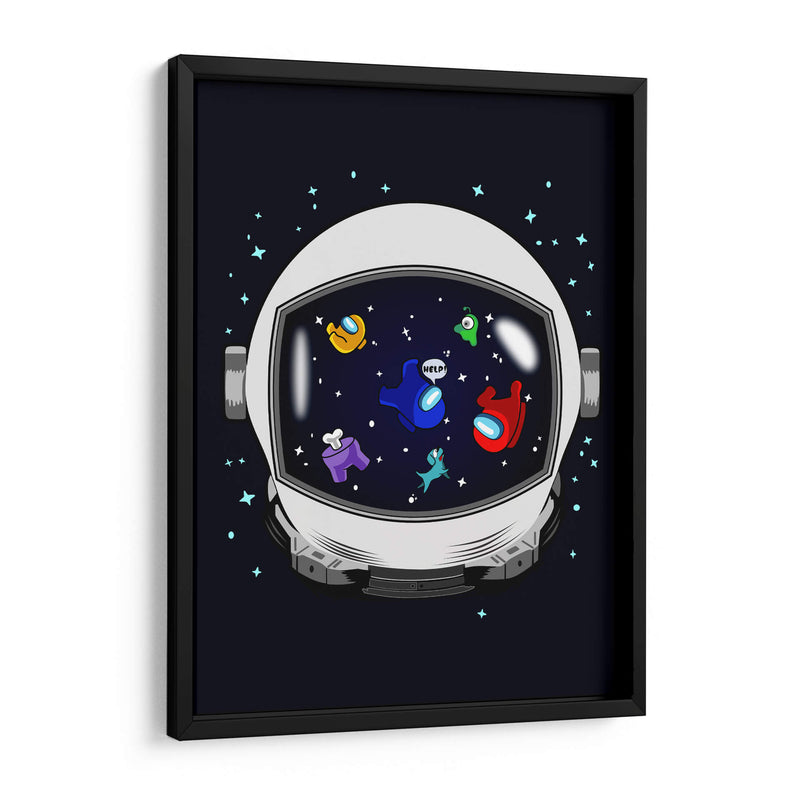 Astronauta Among US - Roge I. Luis | Cuadro decorativo de Canvas Lab
