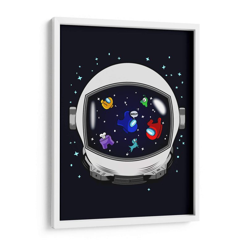 Astronauta Among US - Roge I. Luis | Cuadro decorativo de Canvas Lab