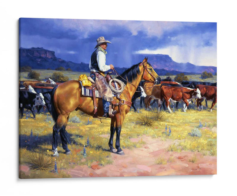 Gran Vaquero Americano - Jack Sorenson | Cuadro decorativo de Canvas Lab