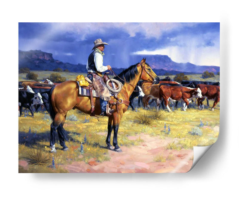 Gran Vaquero Americano - Jack Sorenson | Cuadro decorativo de Canvas Lab