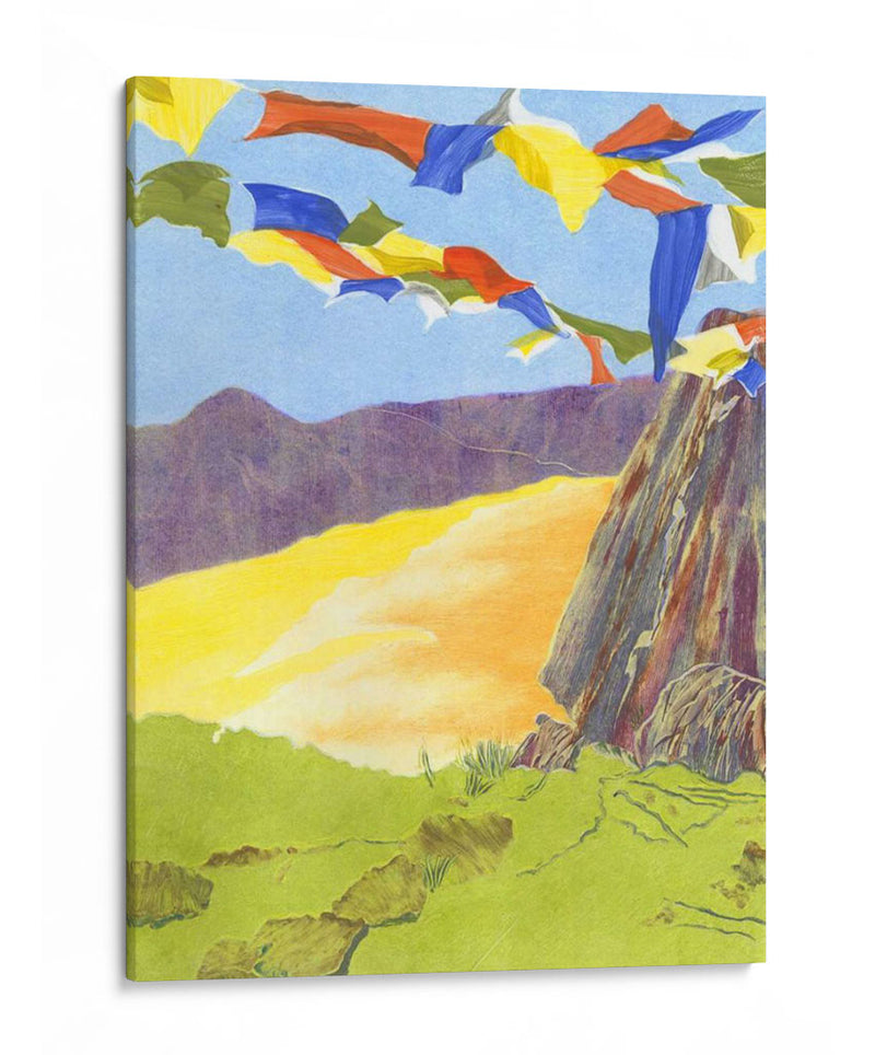 Banderas De Oración Iii - Carolyn Roth | Cuadro decorativo de Canvas Lab