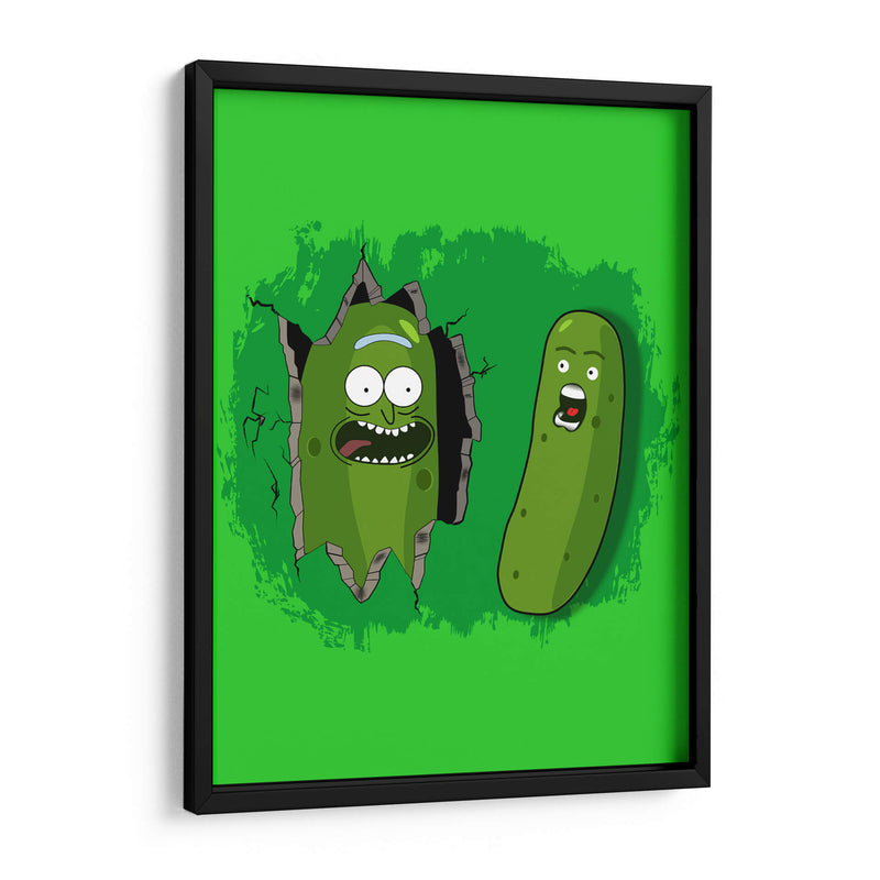 Pickle Rick - Roge I. Luis | Cuadro decorativo de Canvas Lab