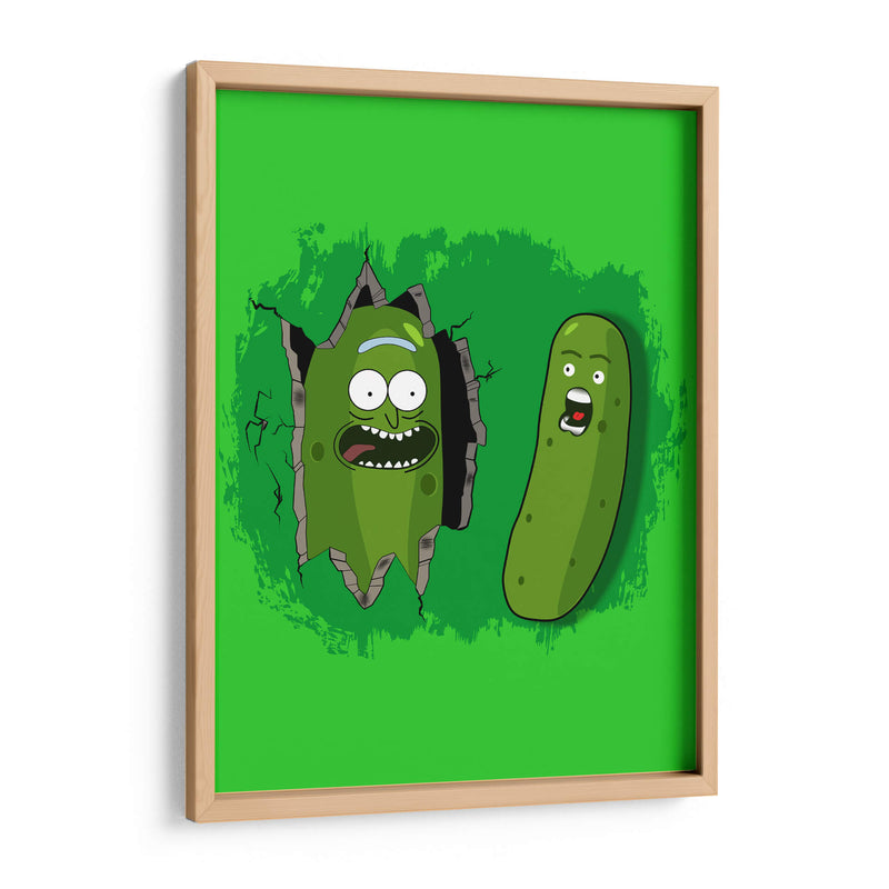 Pickle Rick - Roge I. Luis | Cuadro decorativo de Canvas Lab