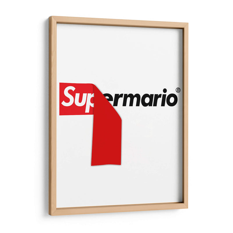 Supreme Mario - Roge I. Luis | Cuadro decorativo de Canvas Lab