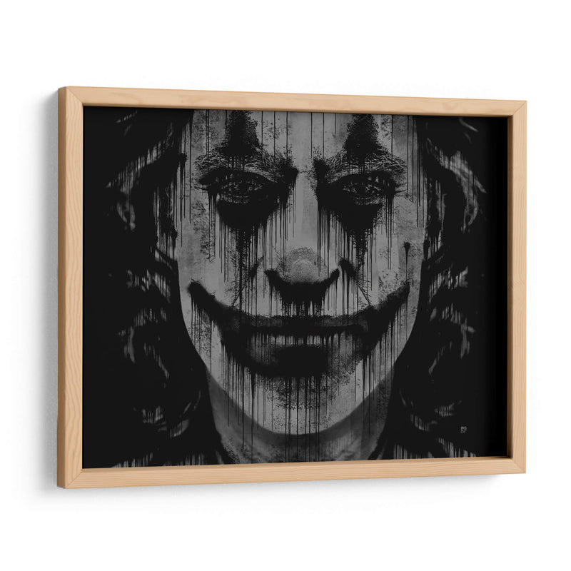 The Joker Drip - Dry Ink | Cuadro decorativo de Canvas Lab