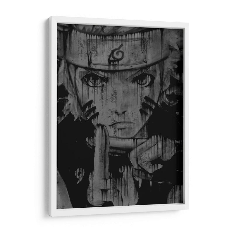 Naruto Jutsu Drip - Dry Ink | Cuadro decorativo de Canvas Lab