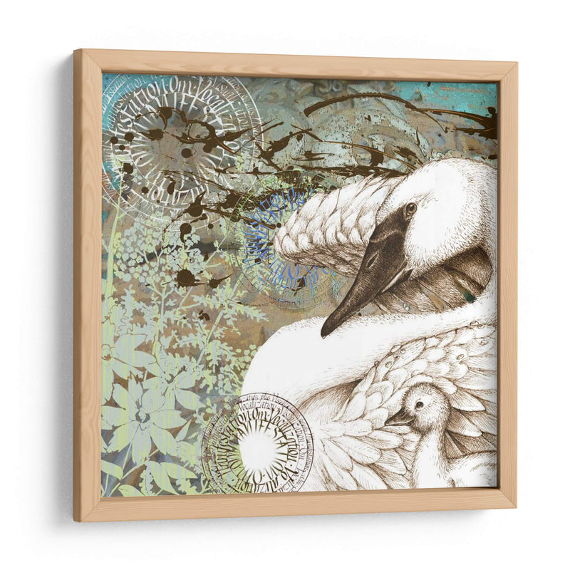 Cisne Splash I - R. Collier-Morales | Cuadro decorativo de Canvas Lab
