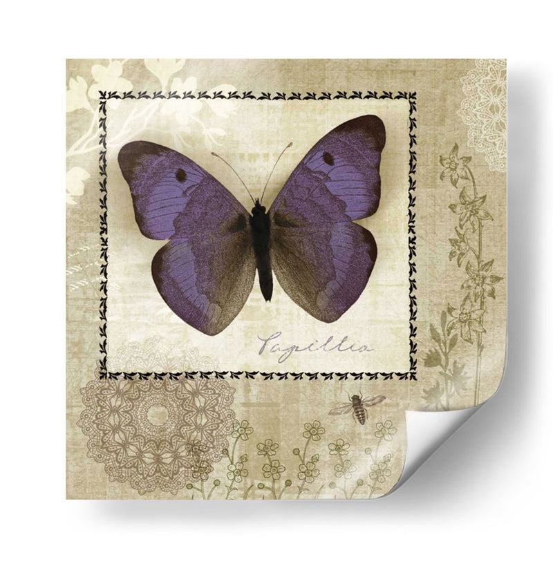 Mariposa Notas I - Beth Anne Creative | Cuadro decorativo de Canvas Lab