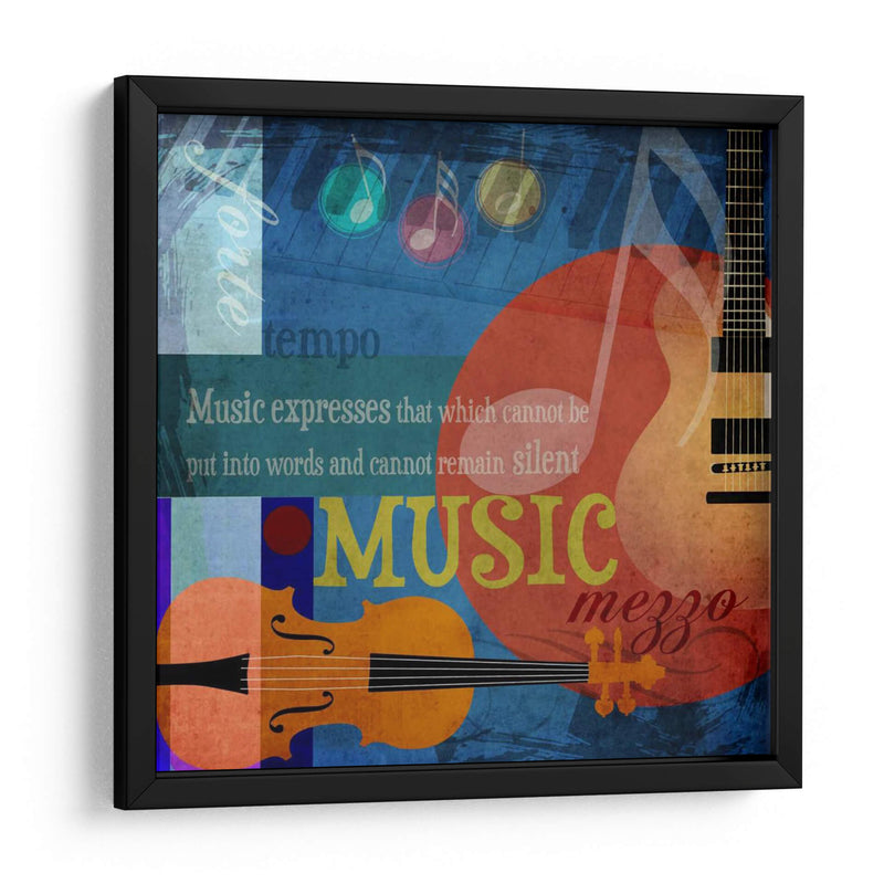 Notas Musicales X - Beth Anne Creative | Cuadro decorativo de Canvas Lab