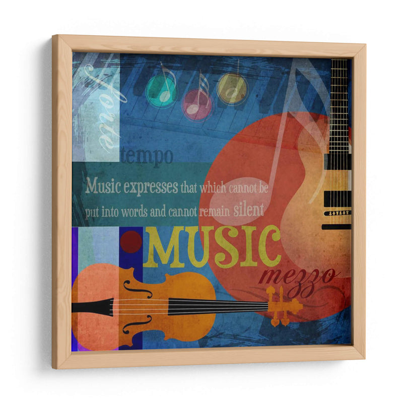 Notas Musicales X - Beth Anne Creative | Cuadro decorativo de Canvas Lab