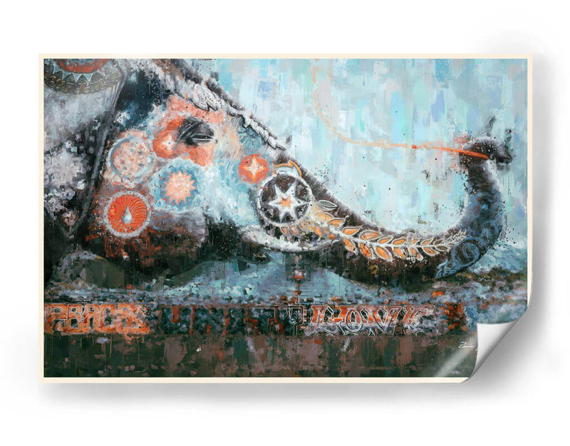 El Elefante - Raúl Bermudez | Cuadro decorativo de Canvas Lab