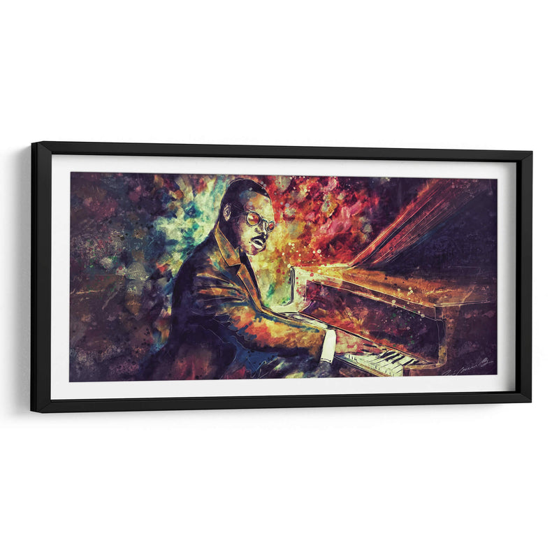 El pianista - Raúl Bermudez | Cuadro decorativo de Canvas Lab