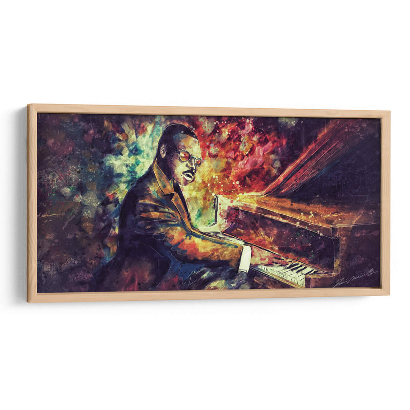El pianista - Raúl Bermudez | Cuadro decorativo de Canvas Lab