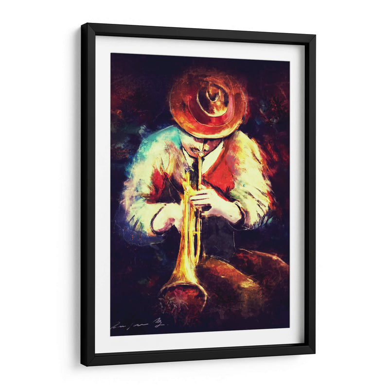 El Trompetista - Raúl Bermudez | Cuadro decorativo de Canvas Lab