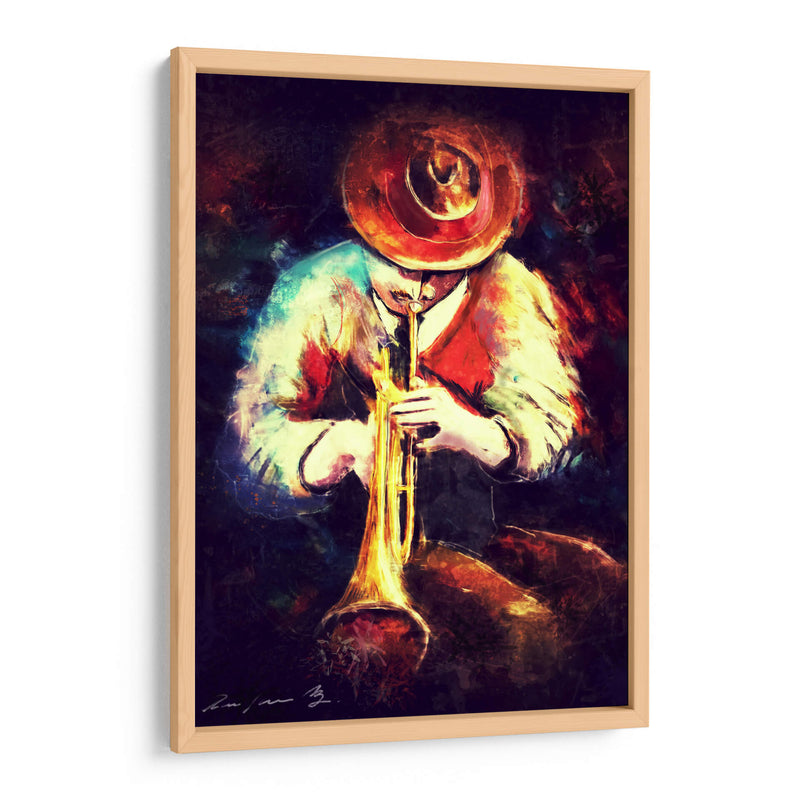 El Trompetista - Raúl Bermudez | Cuadro decorativo de Canvas Lab
