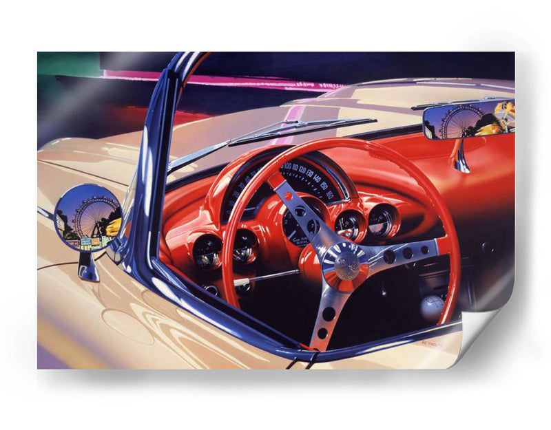 58 Corvette - Graham Reynolds | Cuadro decorativo de Canvas Lab
