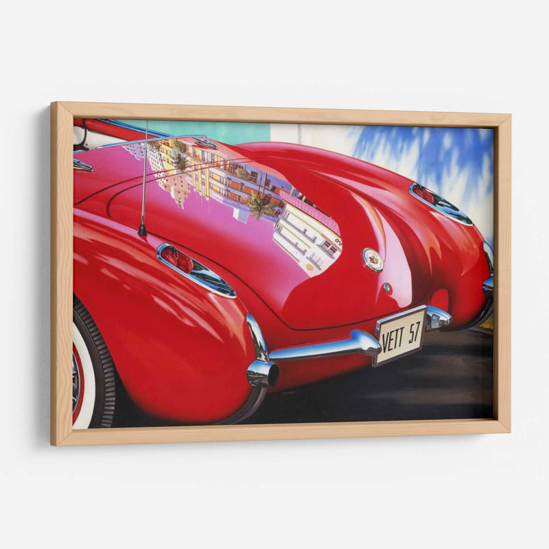 57 Corvette - Graham Reynolds | Cuadro decorativo de Canvas Lab