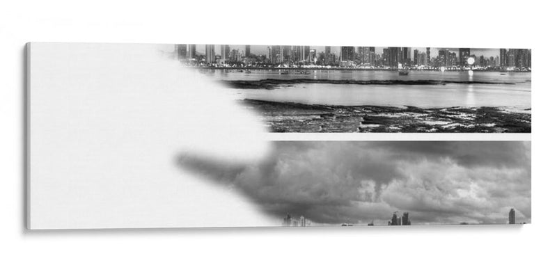 Skyscape City Panorama De 2-Up - Nish Nalbandian | Cuadro decorativo de Canvas Lab