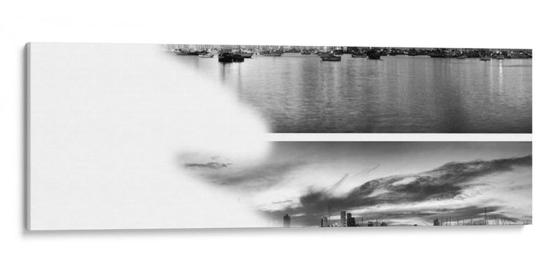 Puerto De Panorama Puesta De Sol 2-Up - Nish Nalbandian | Cuadro decorativo de Canvas Lab