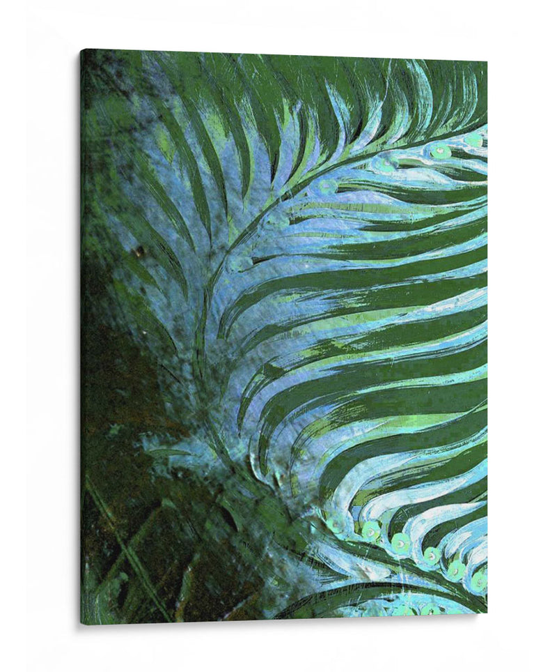 Emerald Feathering I - Danielle Harrington | Cuadro decorativo de Canvas Lab