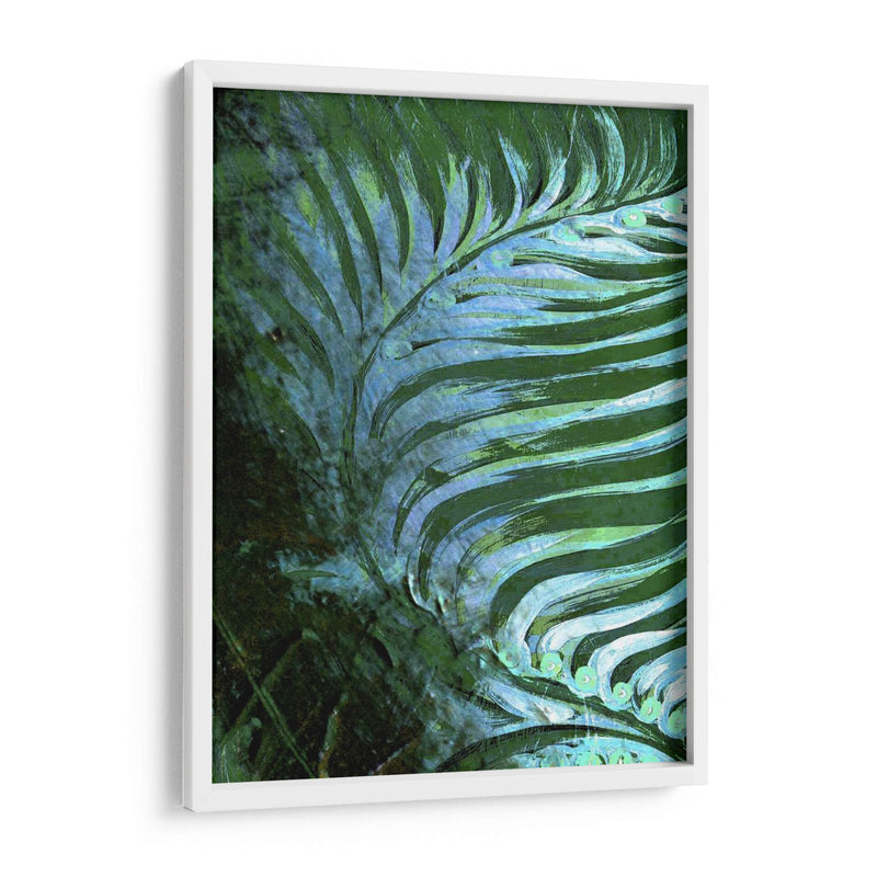 Emerald Feathering I - Danielle Harrington | Cuadro decorativo de Canvas Lab