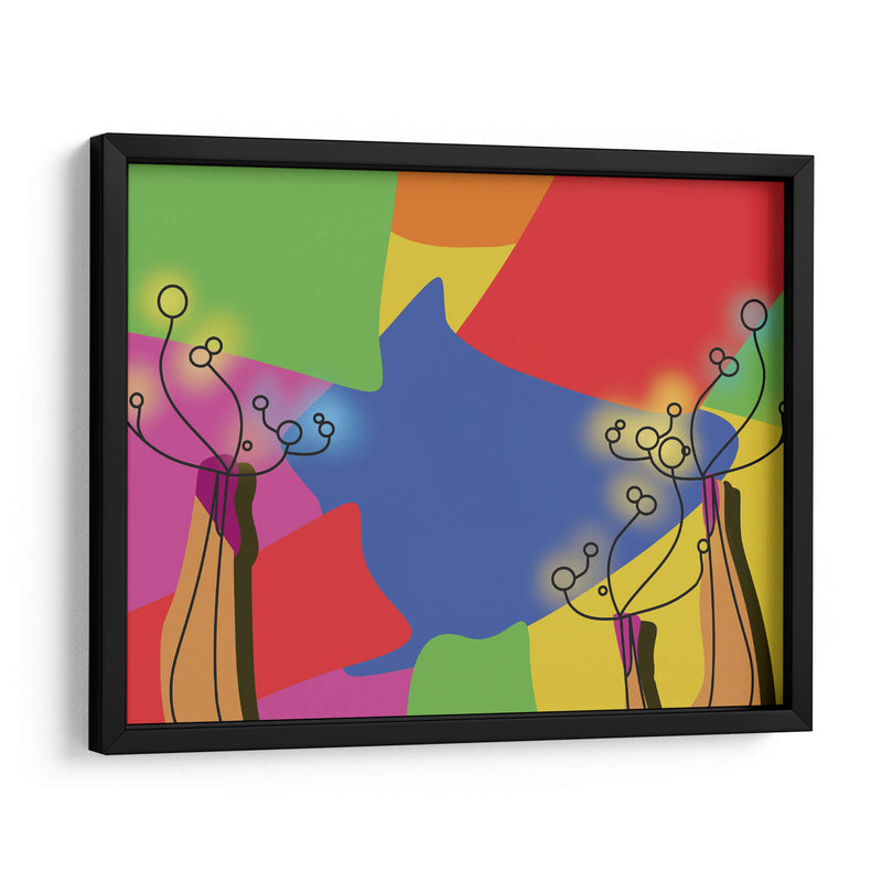 Árboles de color - Eduardo Hernández | Cuadro decorativo de Canvas Lab