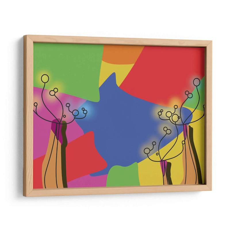 Árboles de color - Eduardo Hernández | Cuadro decorativo de Canvas Lab