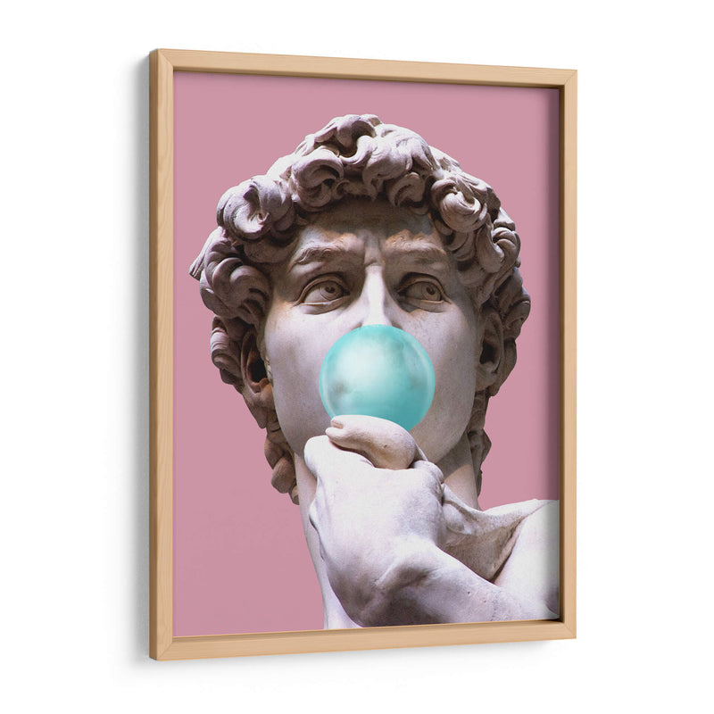 The David Bubblegum Pink - Fake Classics | Cuadro decorativo de Canvas Lab