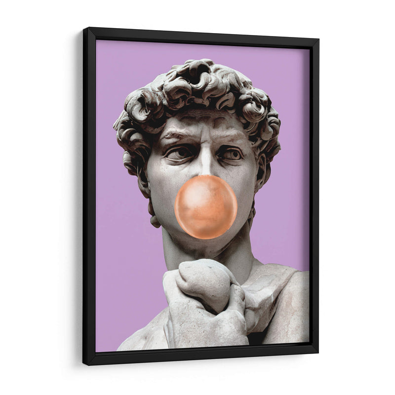 The David Bubblegum Purple - Fake Classics | Cuadro decorativo de Canvas Lab
