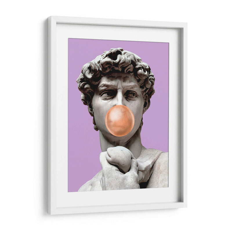 The David Bubblegum Purple - Fake Classics | Cuadro decorativo de Canvas Lab