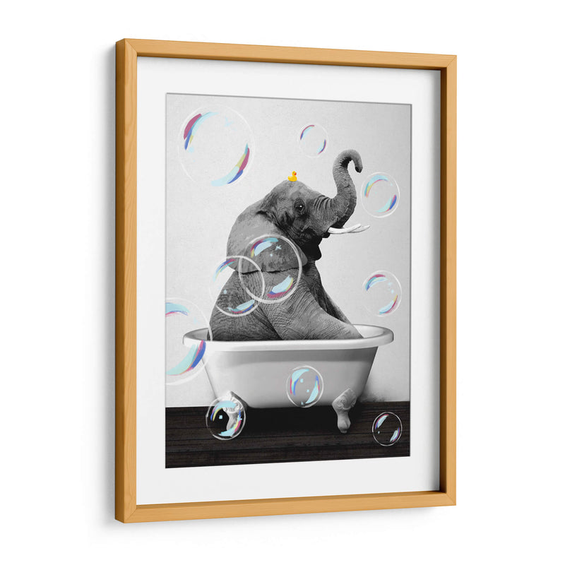 Elephant Bath - Animals Daily | Cuadro decorativo de Canvas Lab