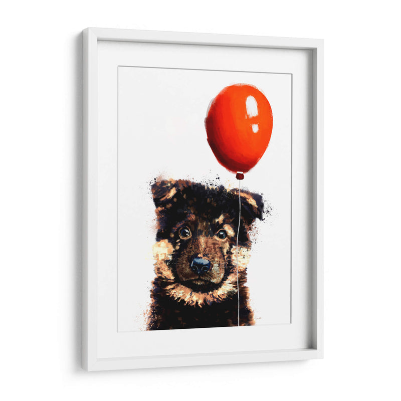 Baby Dog Balloon - Hue Art | Cuadro decorativo de Canvas Lab