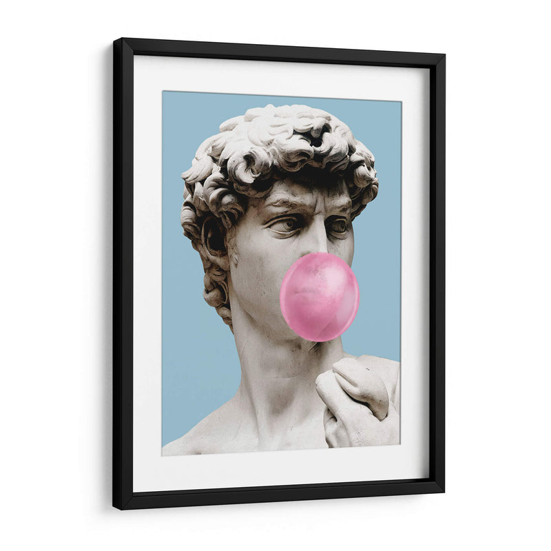 The David Bubblegum Blue - Fake Classics | Cuadro decorativo de Canvas Lab