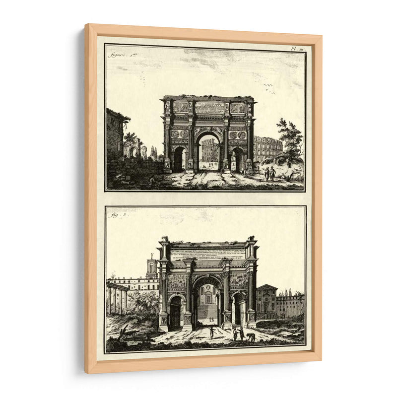 El Arco De Constantino - Denis Diderot | Cuadro decorativo de Canvas Lab