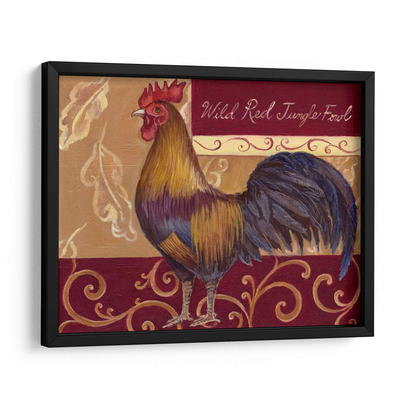 Roosters Rústicos Ii - Theresa Kasun | Cuadro decorativo de Canvas Lab