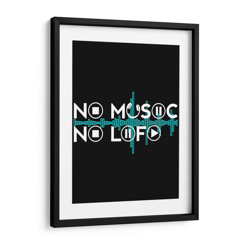 No music, no life - Roge I. Luis | Cuadro decorativo de Canvas Lab
