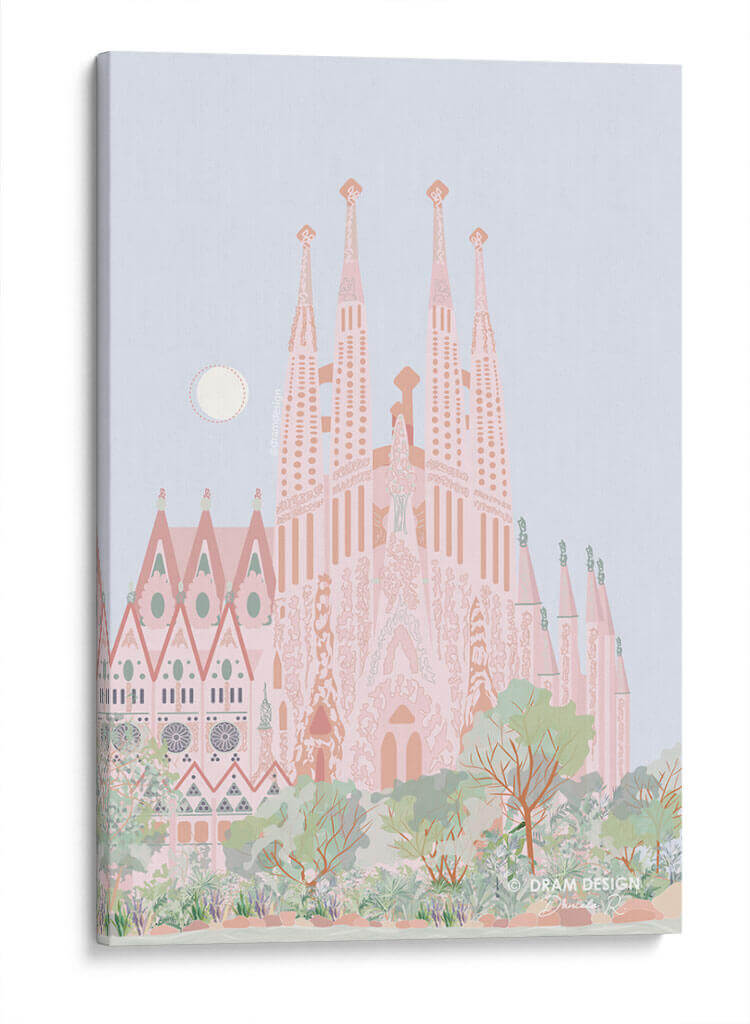 Sagrada Familia - DRAM | Cuadro decorativo de Canvas Lab