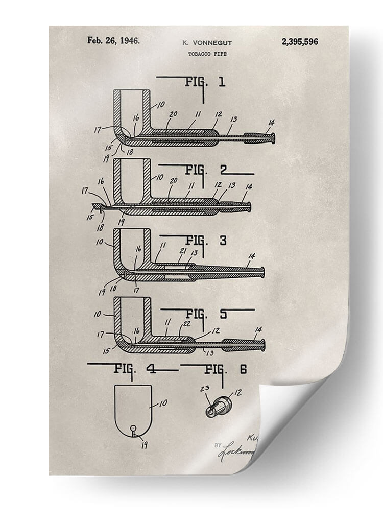 Patente - Pipa - Alicia Ludwig | Cuadro decorativo de Canvas Lab