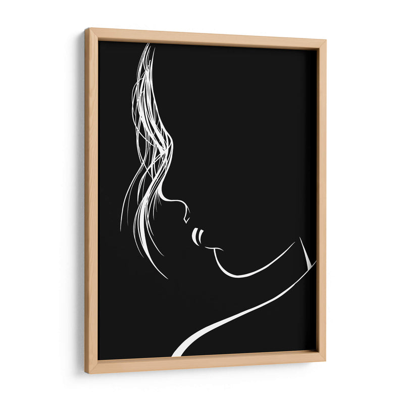 Woman Lines - Line Art | Cuadro decorativo de Canvas Lab