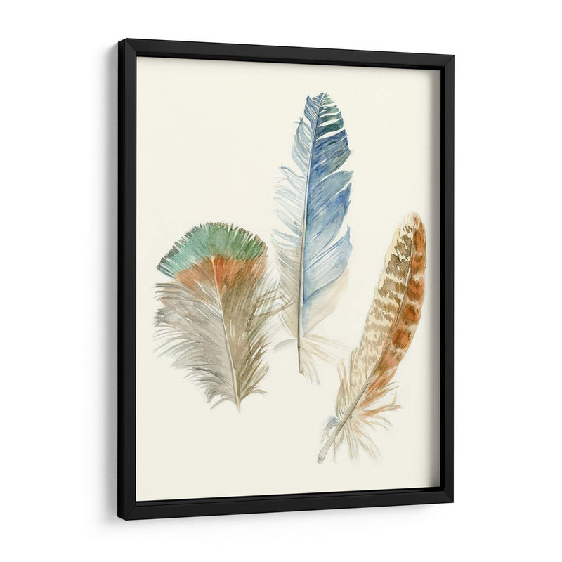 Plumas De Acuarela Iii - Megan Meagher | Cuadro decorativo de Canvas Lab