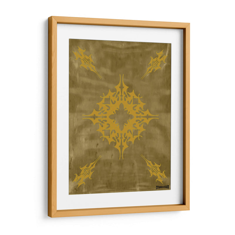 Flor de oro - Carlos Pixley | Cuadro decorativo de Canvas Lab