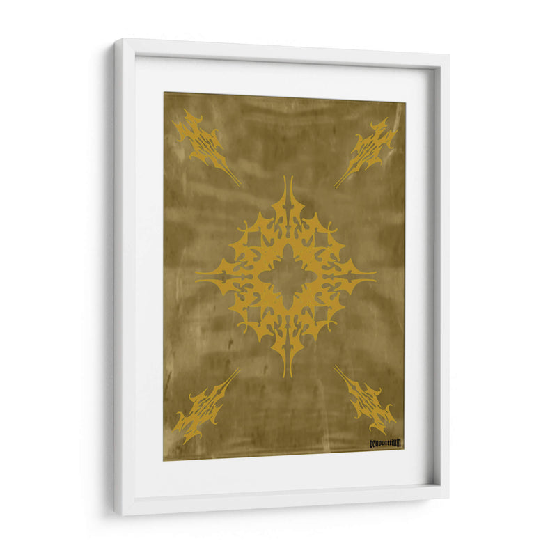 Flor de oro - Carlos Pixley | Cuadro decorativo de Canvas Lab
