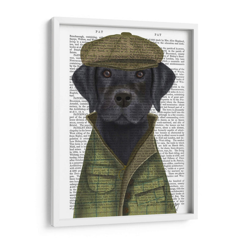 Perro De Campo Labrador Negro - Fab Funky | Cuadro decorativo de Canvas Lab