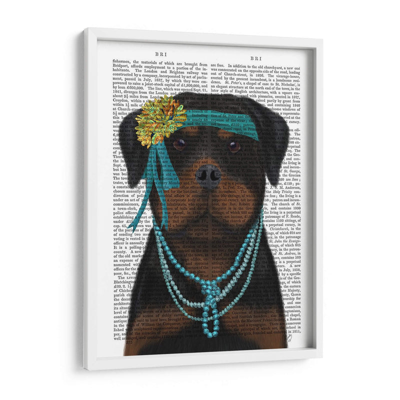 Rottweiler Flapper - Fab Funky | Cuadro decorativo de Canvas Lab