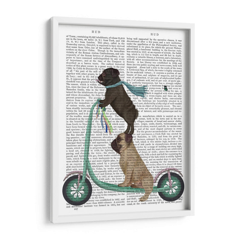 Scooter Pug - Fab Funky | Cuadro decorativo de Canvas Lab