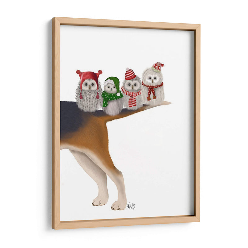 Navidad Bummer Owls - Fab Funky | Cuadro decorativo de Canvas Lab