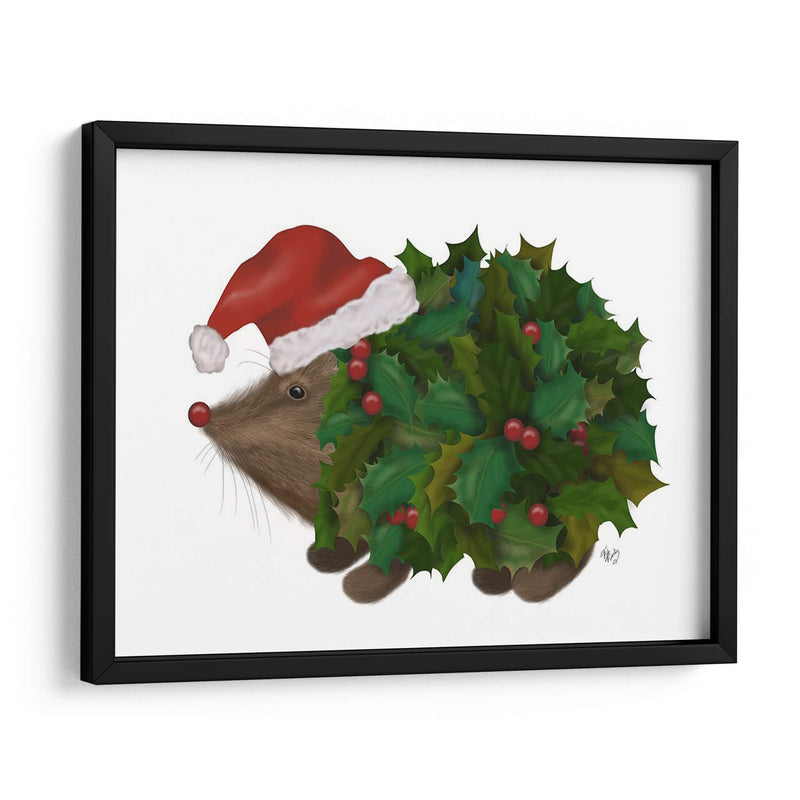Navidad Holly Hedgehog - Fab Funky | Cuadro decorativo de Canvas Lab