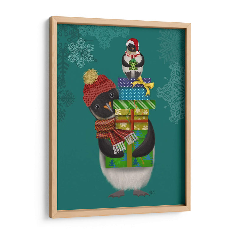 Regalos De Pingüino De Navidad - Fab Funky | Cuadro decorativo de Canvas Lab