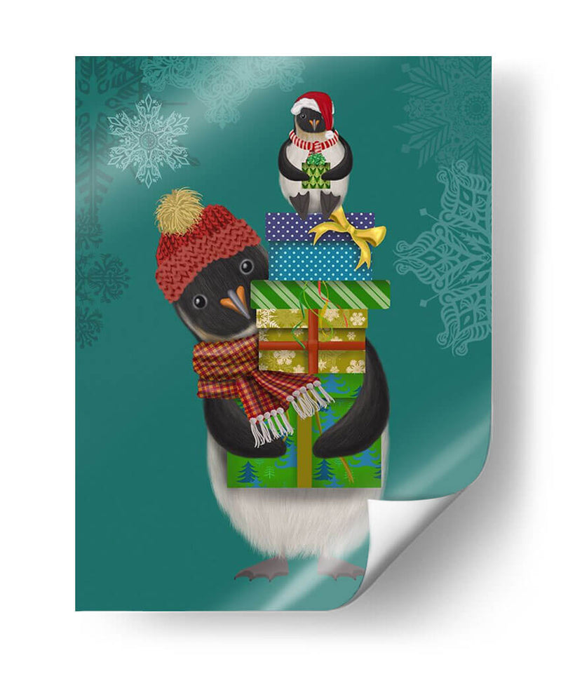 Regalos De Pingüino De Navidad - Fab Funky | Cuadro decorativo de Canvas Lab